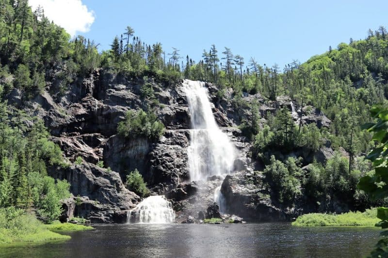 Bridal Veil Falls in Agawa National Park.