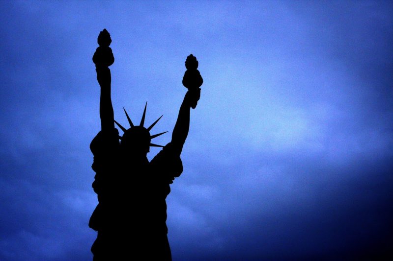 A copy of the Statue of Liberty, created by Salvador Dali, in Cadaqués. The original can be found at the castle Vascoeuil, in France.