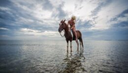 Riding horses on the beach is just one of many relaxing things you can do on Gili T, Indonesia. Billie Tyler photos.