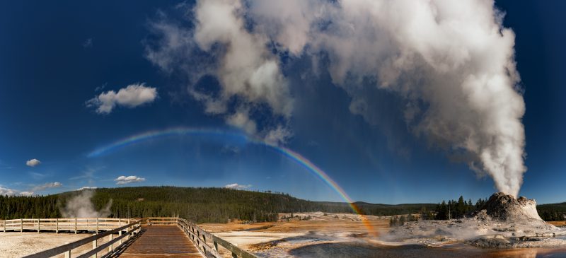 Castle Geyser, Old Faithful Geyser Basin, Yellowstone National Park