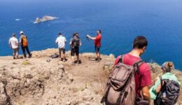 Hiking on the northeastern end of Tenerife.