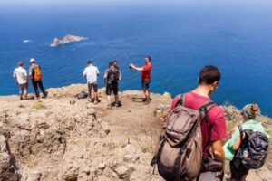 Hiking on the northeastern end of Tenerife.