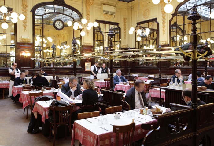 nside one of original spots for boiled beef in Paris, Bouillon Chartier.