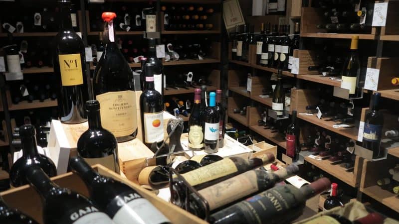 No shortage of wine in Bellagio.