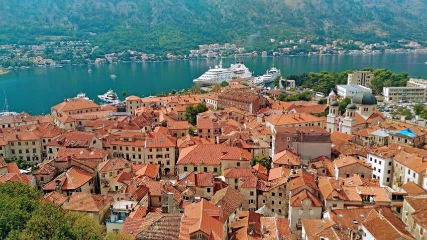 The Bay of Kotor, Montenegro.