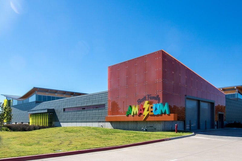 The Amazeum is a only a short distance from Crystal Bridges.