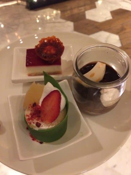 Desserts at a Connaught Place restaurant