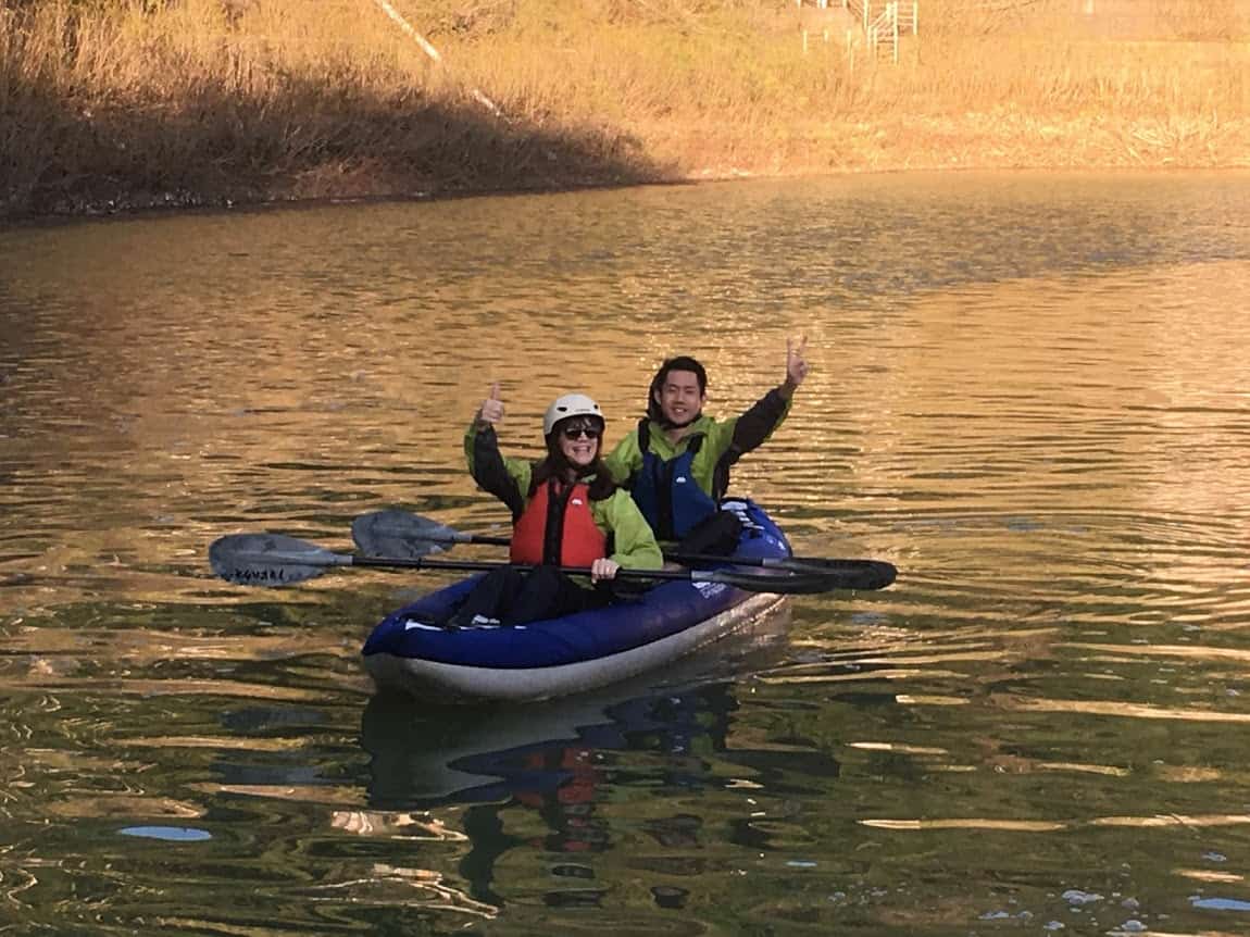 Kayaking with JTB "salary-man" Youngpin Tan