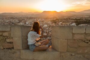 sunset-on-the-wall