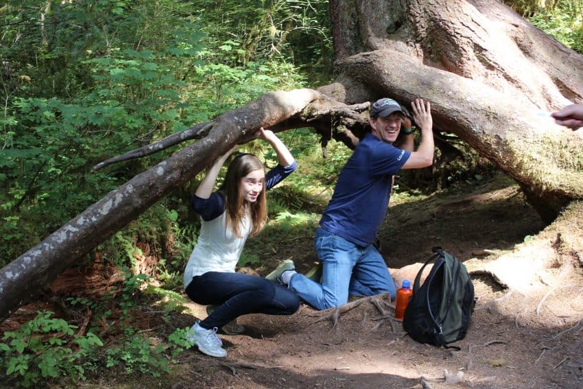 Washington's Deep, Dark, Hoh Rain Forest 1 Having fun in the Hoh: A lush rainforest waiting to be explored in Washington. Wynne Crombie photos.