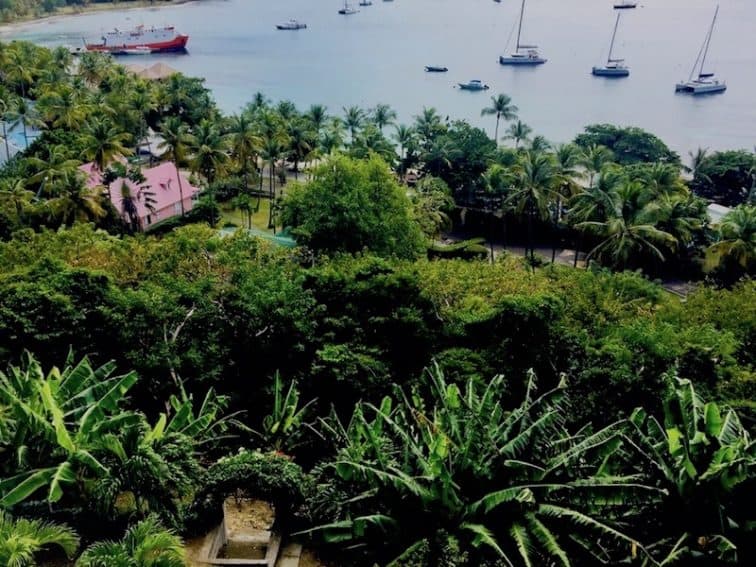 Overlooking Lovell Village, Mustique