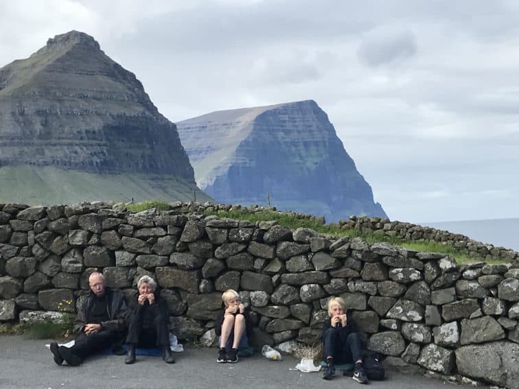 Faroe Islands: Like the Mystery of Falling in Love 1 Picnic at the Church in Vidareidi, in the Faroe Islands between the west coast of Norway and the east coast of Iceland. Karel Amaranth photos.