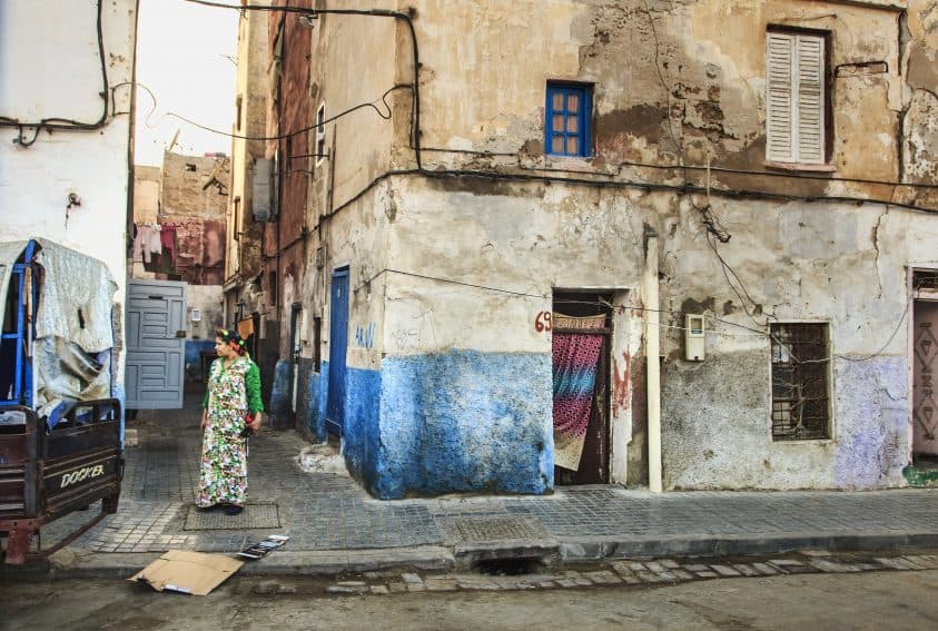 The living quarters in the Old Medina.