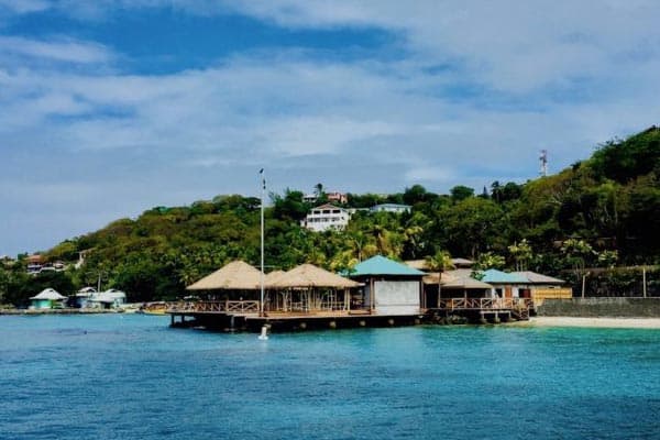 Basil's Bar in Mustique.