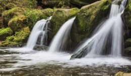 One of the many gorgeous waterfalls along Route #2.
