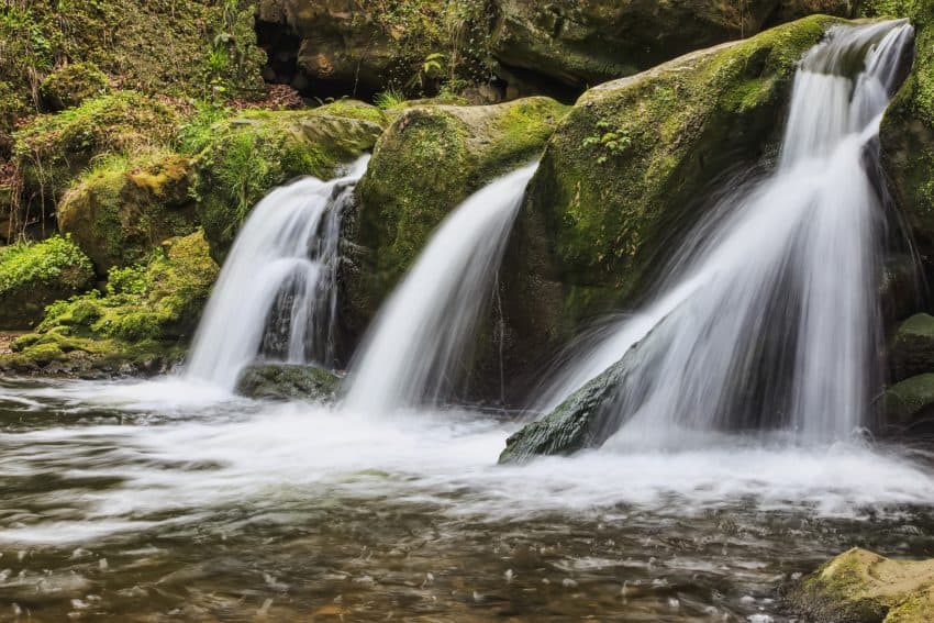 One of the many gorgeous waterfalls along Route #2.