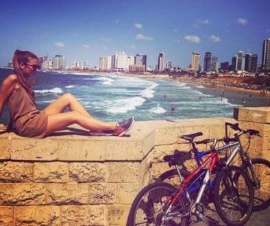 Jaffa, Israel from the seawall.