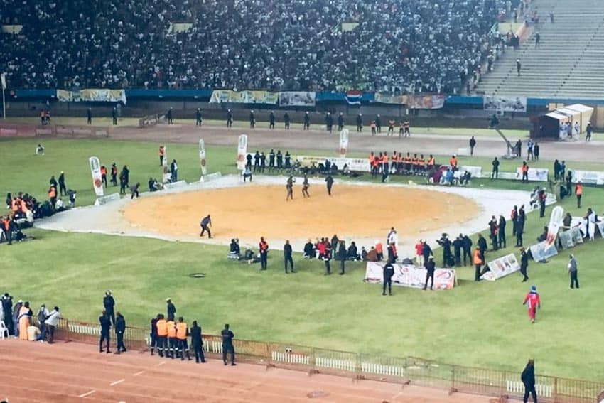 Senegal's Favorite Sport, La Lutte, with Mr President 5 Senegal