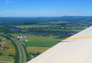 Flying a Small Plane Over the Pioneer Valley 6 Another view from the plane