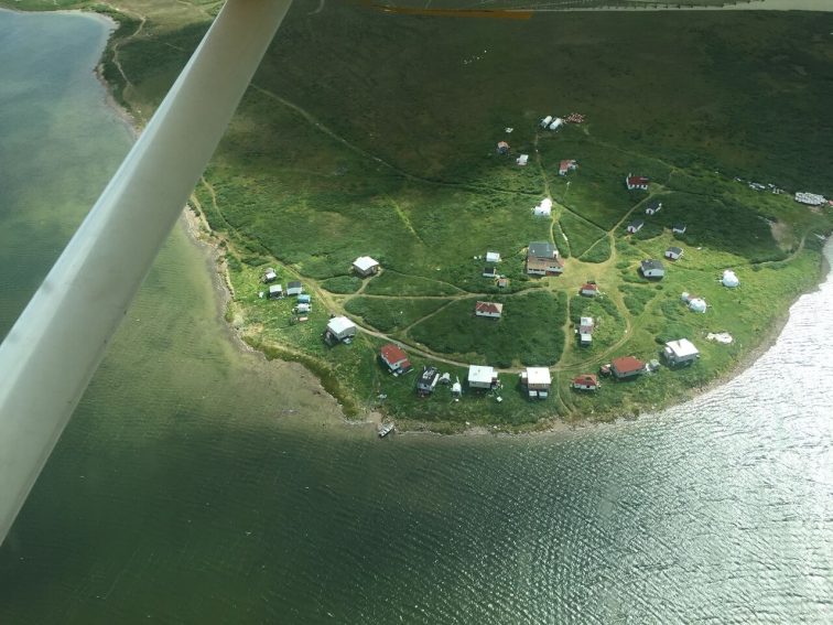 A bird's eye view of Bathurst Inlet in Nunavut. Photo from Max Johnson. | GoNOMAD Travel