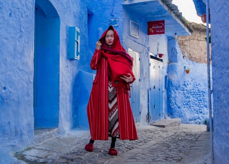 Chefchaouen is known as the “blue city” for its abundance of houses and buildings drenched in blue paint.  History will say this was a tradition started by the Jewish refugees back in the 1930s and continues to this day.  Chefchaouen is popular with the backpacking crowd, due in part to the availability of drugs grown in the region.