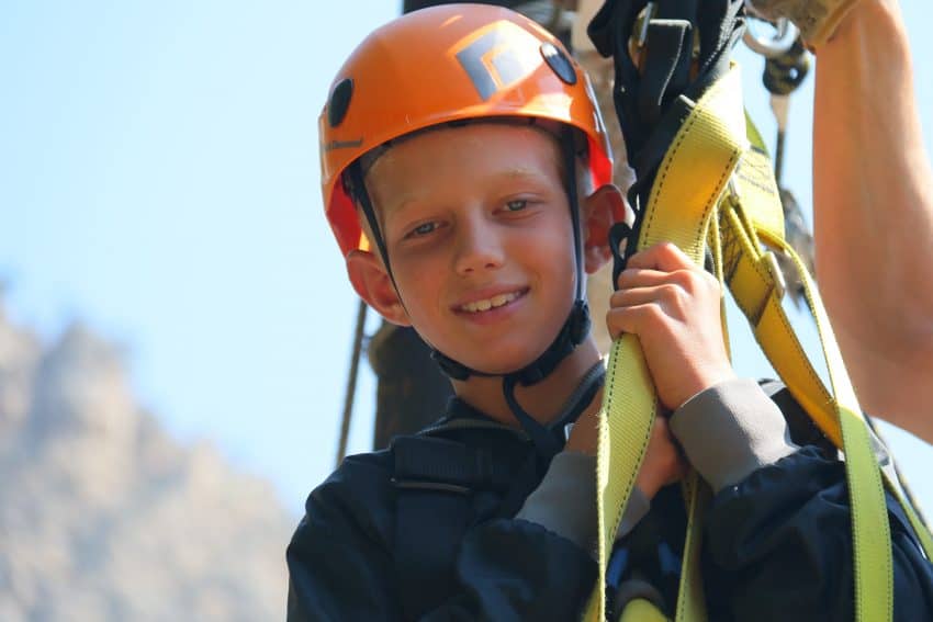 No kid can resist the zipline!