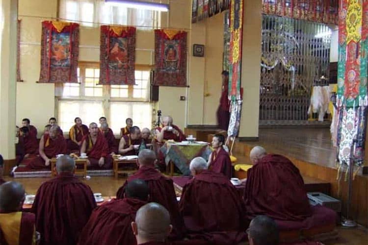 Monks in McLeod Ganj, India