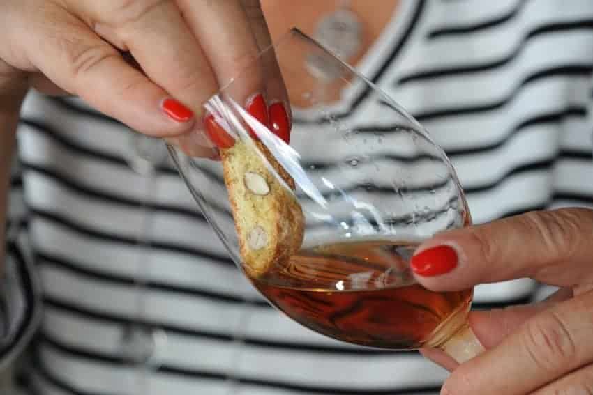 The perfect Italian desert, cookies dipped in Vin Santo wine. | GoNOMAD Travel