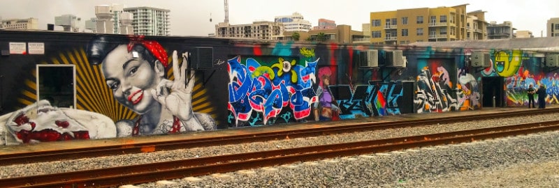Florida’s Gold Coast: Blooming with Color 6 Colorful Murals of FAT Village in the Warehouse District of Fort Lauderdale on Florida's Gold Coast. | GoNOMOAD Travel
