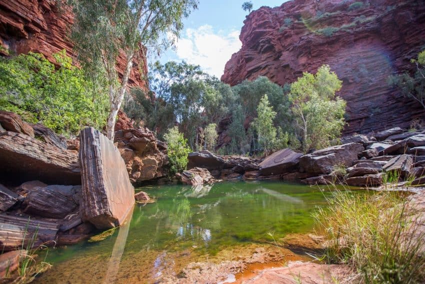 Joffre Gorge, Karijini National Park, Western Australia.