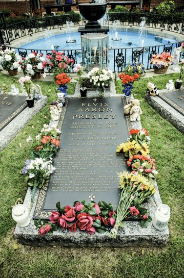 The Meditation Garden at Graceland, Memphis Tennessee. Photo courtesy of Kara Thornton.