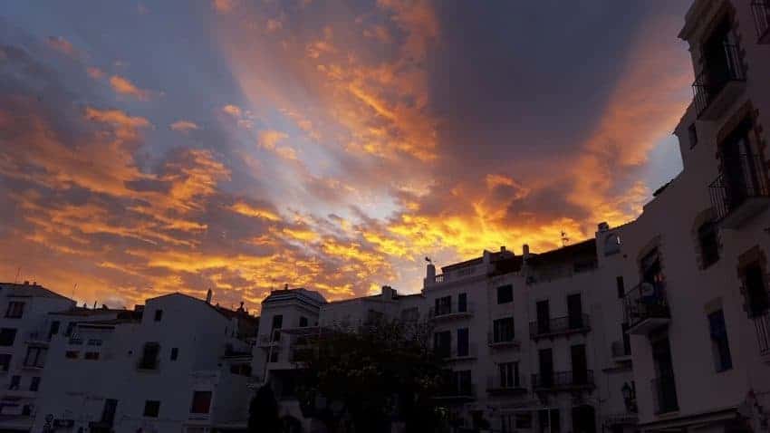 Sunset over the Costa Brava. The mixture of romantic villages, architecture, and pastel colors leaves photographers and enthusiastic scrambling to capture it.