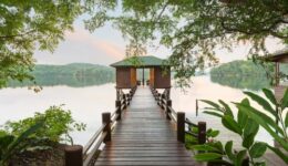 The relaxing eco-resort of Las Lagunas in Flores, Guatemala