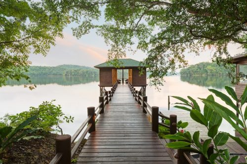 The relaxing eco-resort of Las Lagunas in Flores, Guatemala