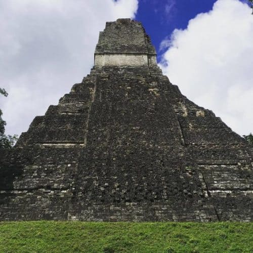 Channeling Indiana Jones at Tikal Guatemala 1 One of many temples at the Mayan ruins of Tikal, Guatemala