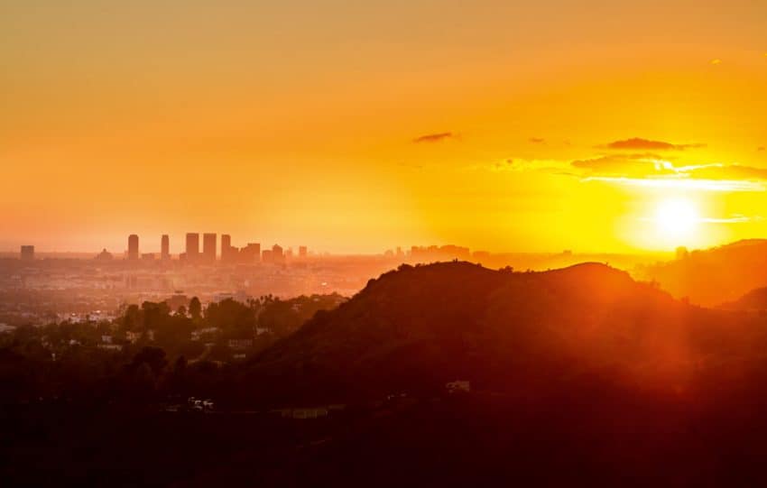 Los Angeles: The Coffee Table Picture Book 7 This was the first LA sunset that I shot. This photo was taken from Griffith Park.| GoNOMAD Travel
