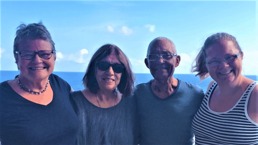 Our hosts, Lazaro and Marielena, at our casa in Havana, Cuba | GoNOMAD Travel