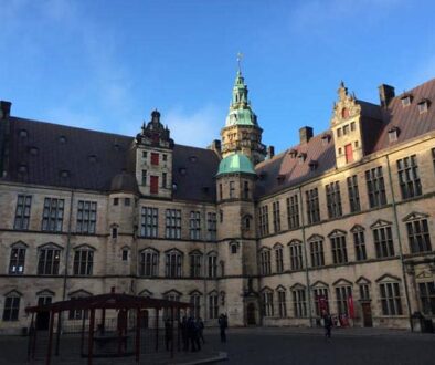 The immense courtyard in the midst of Kronborg Castle. Susmita Sengupta photos.