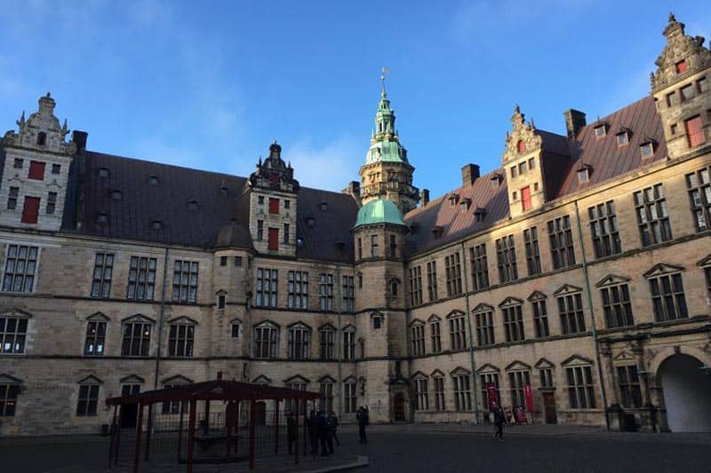 The immense courtyard in the midst of Kronborg Castle. Susmita Sengupta photos. | GoNOMAD Travel The immense courtyard in the midst of Kronborg Castle. Susmita Sengupta photos. | GoNOMAD Travel