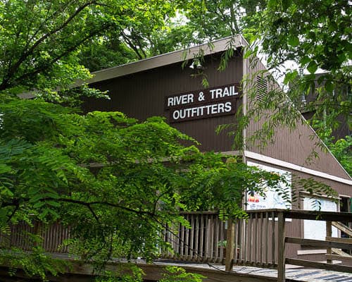 Rail and Trail Outfitters cater to the hikers who hike the Appalachian Trail near Harpers Ferry each season.