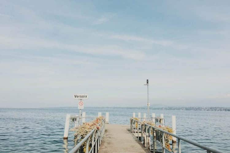 Lake Geneva, near the small town of Gex, France, near the Swiss border, Pays de Gex. Tay Kinnear photos.