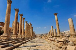 The Cardo Maximum at Jerash, Jordan. Lindsay Nieminen photos.