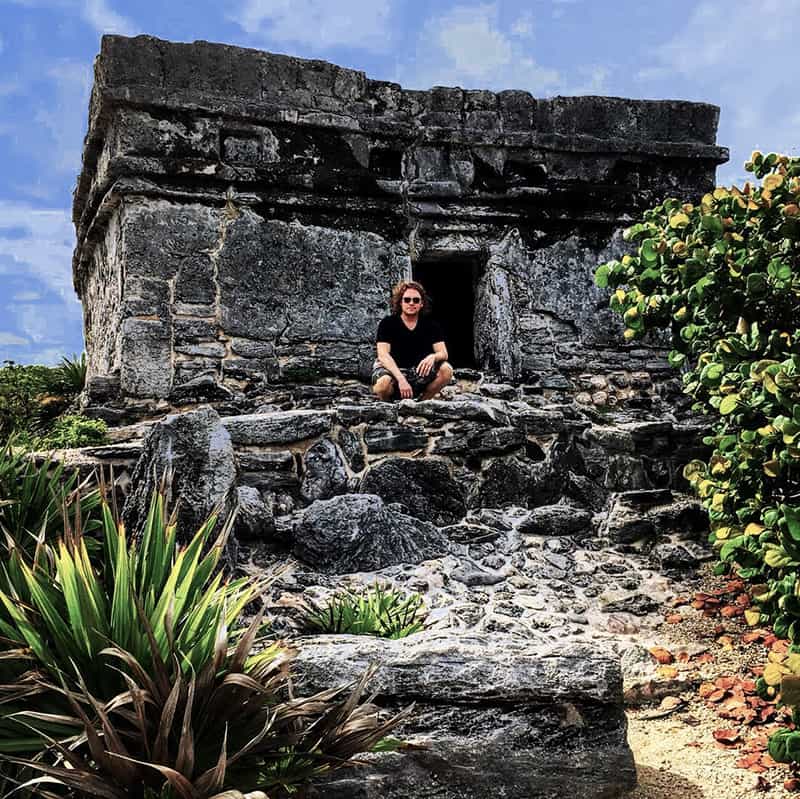 Climbing the beautiful remains of one of the original lighthouses from the traditional journeys.