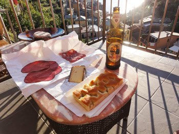 Happy hour with a view on our private veranda