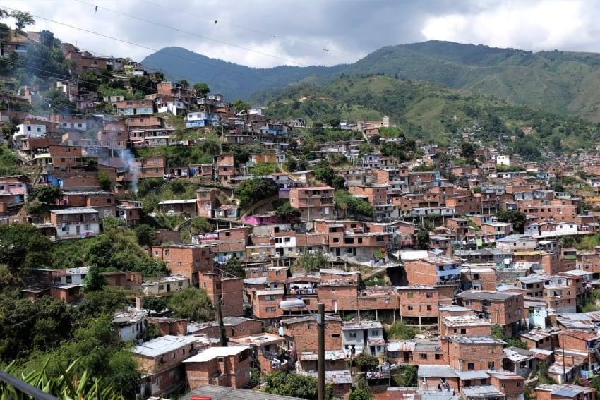 Medellin, Colombia, is built on a series of mountains with the poorest at the very top