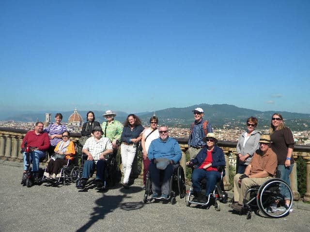 A disabled travel trip to Florence, Italy.