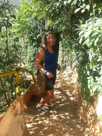 in the butterfly conservatory in Puerto Princessa.