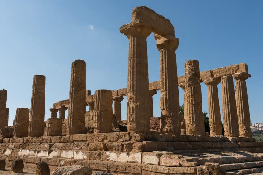 Temple of Juno at Valley of the Temples. Heather von Bargen photo.