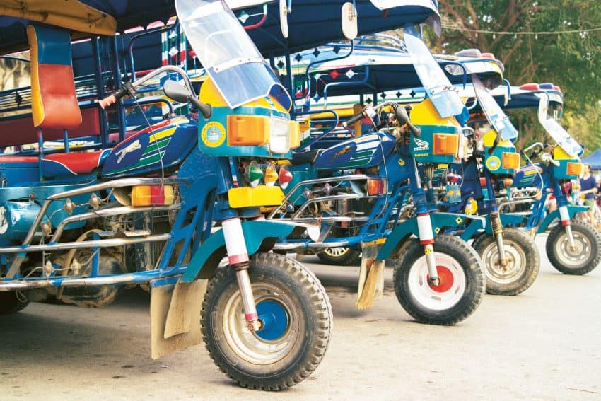 Motorcycles in Thailand.