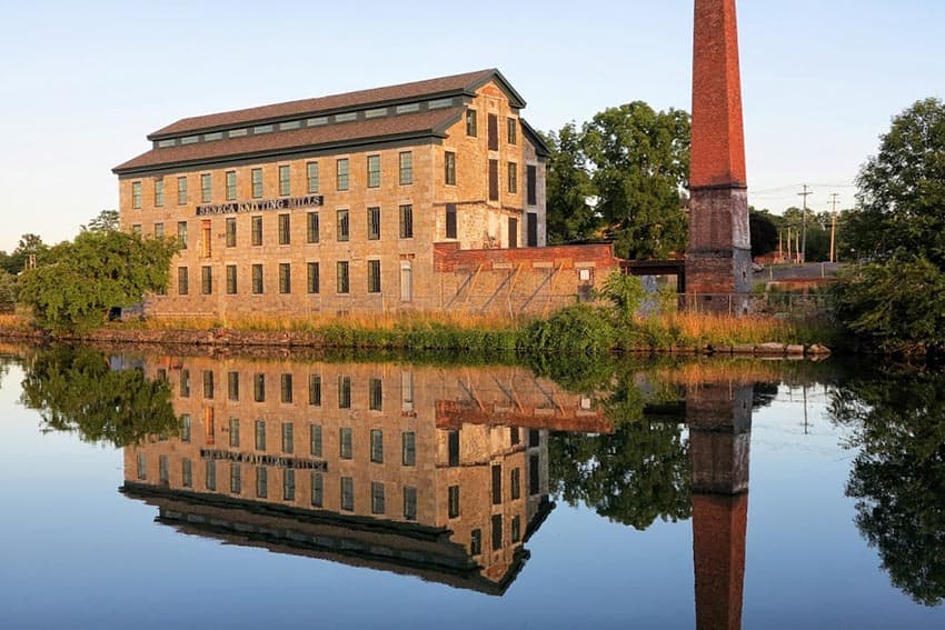 Future home of the Woman's Hall of Fame, Seneca Falls on the canal